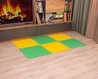 Килимок-пазл LIME 10мм/53х53см (уп. 6 шт. 152х102 см) EV090047 фото
