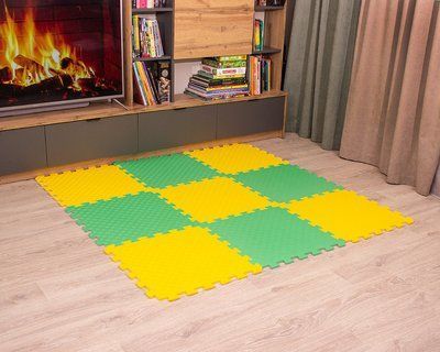 Килимок-пазл LIME 10мм/53х53см (уп. 9 шт. 152х152 см) EV090048 фото