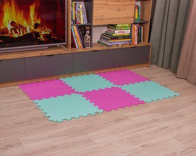 Килимок-пазл PINK 10мм/53х53см (уп. 6 шт. 152х102 см) EV090056 фото