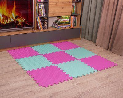 Килимок-пазл PINK 10мм/53х53см (уп. 9 шт. 152х152 см) EV090057 фото