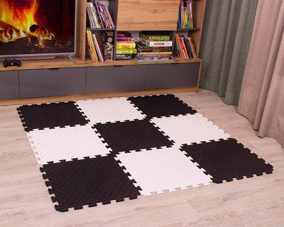 Килимок-пазл ZEBRA 10мм/53х53см (уп. 9 шт. 152х152 см) EV090060 фото