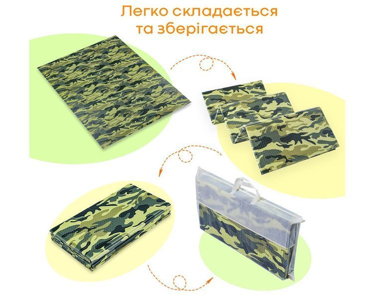 Термоковрик камуфляжний Militari 10мм/150х200см EV040048 фото